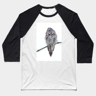 Just chillin - Great Grey Owl Baseball T-Shirt